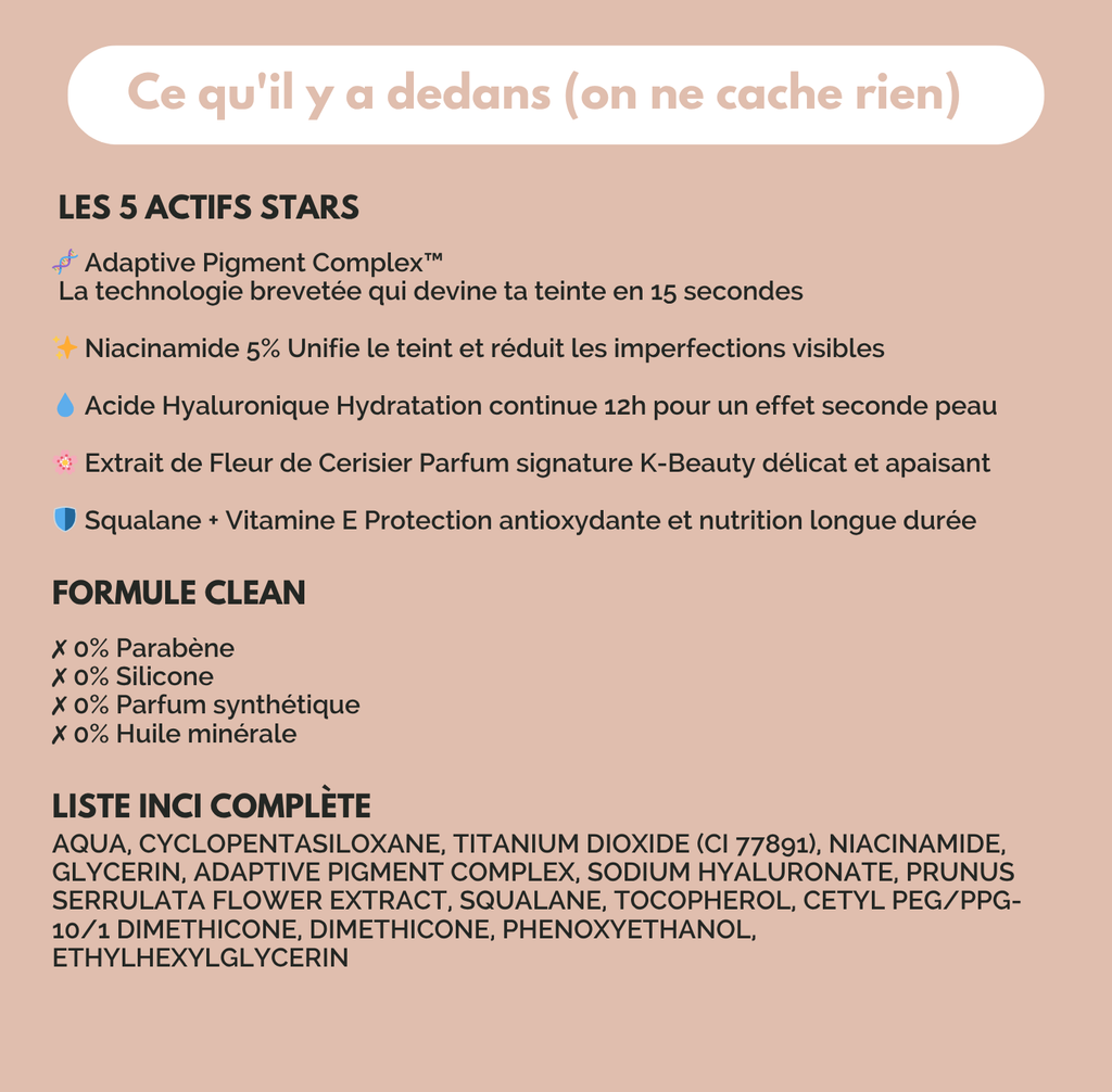 Fond de teint Elroel™ Bio-Adapt